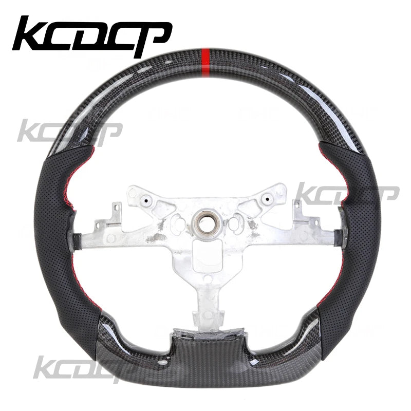 C6 Corvette Carbon Fiber Steering Wheel - Flat Bottom, USA Stock - C5 C6 C7 C8 Camaro