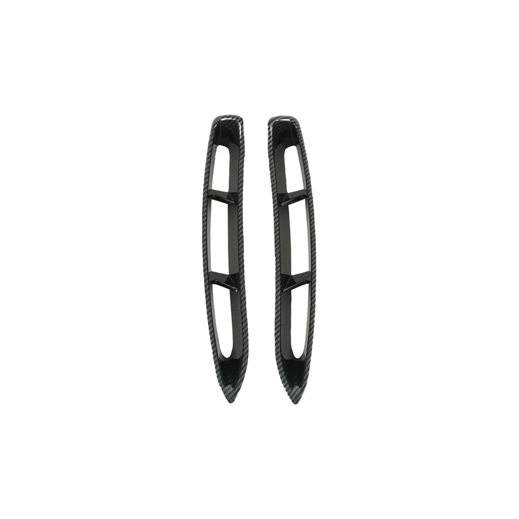 For Chevrolet Corvette C6 Z06/ Grand Sport 2005-2013 Front Side Fender Vent Matte Black Carbon Fiber Painted Car Accessories