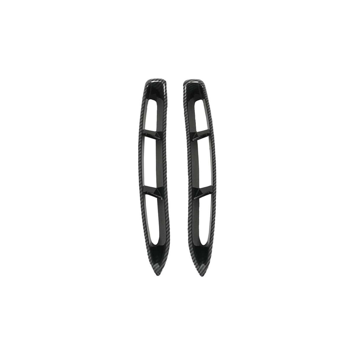 For Chevrolet Corvette C6 Z06/ Grand Sport 2005-2013 Front Side Fender Vent Matte Black Carbon Fiber Painted Car Accessories
