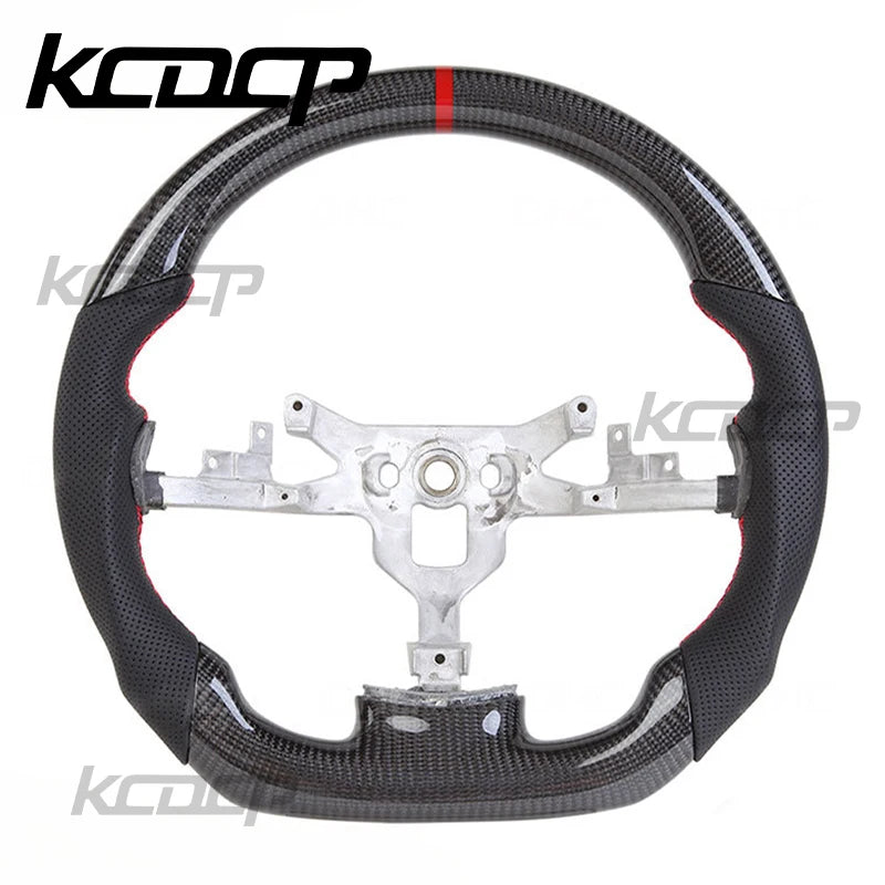 C6 Corvette Carbon Fiber Steering Wheel - Flat Bottom, USA Stock - C5 C6 C7 C8 Camaro