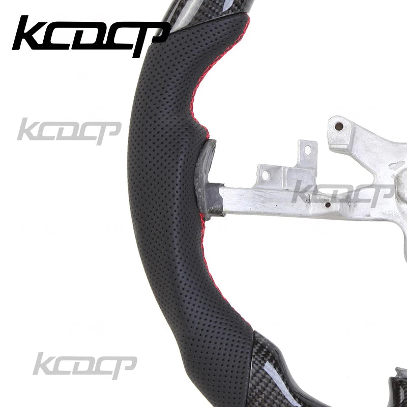 C6 Corvette Carbon Fiber Steering Wheel - Flat Bottom, USA Stock - C5 C6 C7 C8 Camaro