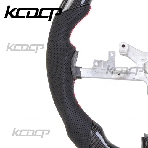 C6 Corvette Carbon Fiber Steering Wheel - Flat Bottom, USA Stock - C5 C6 C7 C8 Camaro