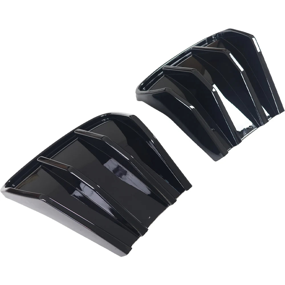 For Chevrolet Corvette C7 2014-2019 Carbon Look Glossy Black Rear Bumper Diffuser Rear Lip Spoiler Body Kits Car Accessories