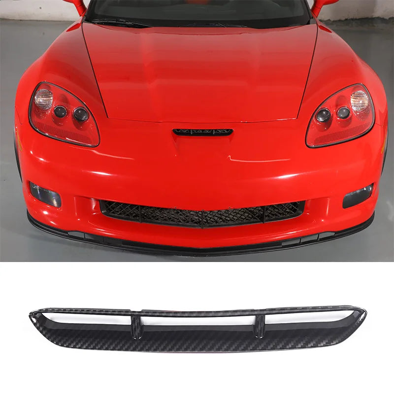 For Chevrolet Corvette C6 2005-2013 ABS Carbon Fiber Car Engine Cover Air Intake Frame Trim Sticker Car Accessories