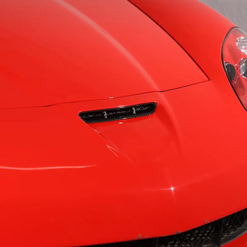 For Chevrolet Corvette C6 2005-2013 ABS Carbon Fiber Car Engine Cover Air Intake Frame Trim Sticker Car Accessories