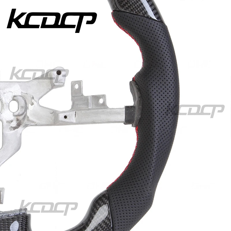 C6 Corvette Carbon Fiber Steering Wheel - Flat Bottom, USA Stock - C5 C6 C7 C8 Camaro