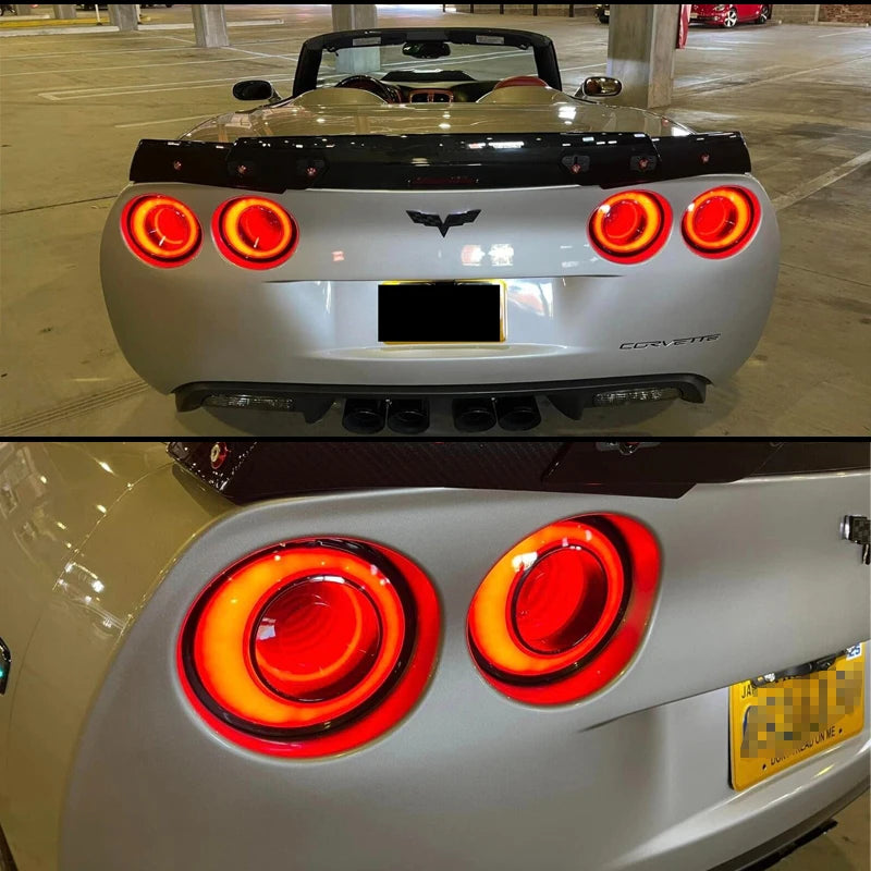 C6 Corvette LED Tail Lights - Red, Plug & Play, Error Free (2005-2013) - Pair
