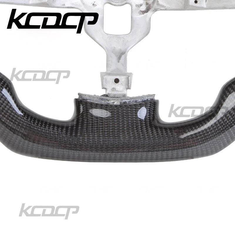 C6 Corvette Carbon Fiber Steering Wheel - Flat Bottom, USA Stock - C5 C6 C7 C8 Camaro