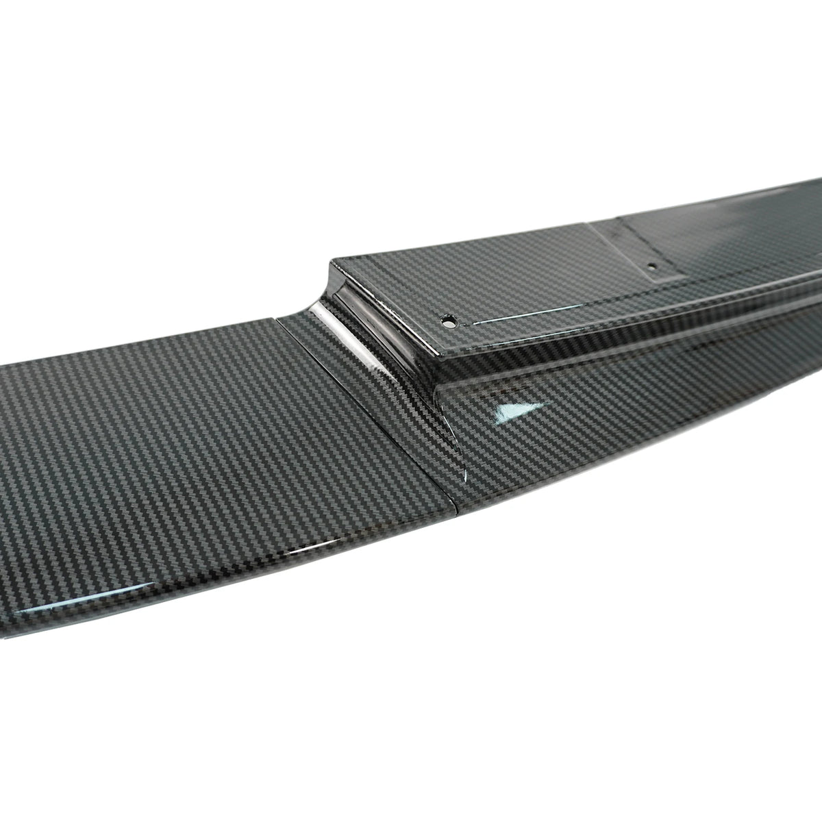 For Chevy C6 Corvette 2005-2013 Z06 ZR1 Style Wide Body Models Car Front Bumper Lip Splitter Lip Carbon Fiber Style Matte Black