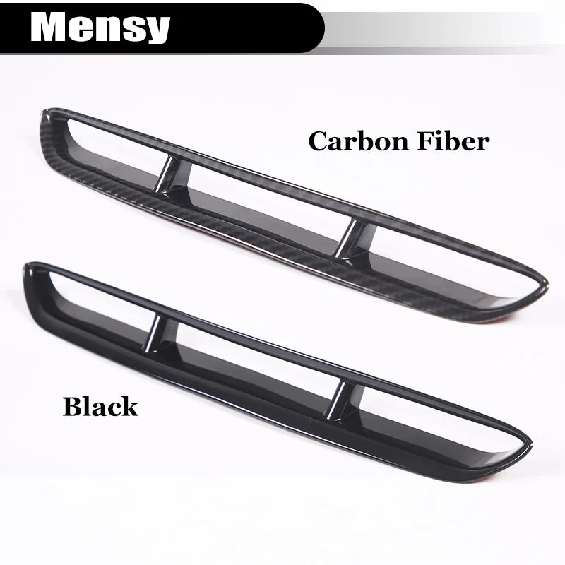 For Chevrolet Corvette C6 2005-2013 ABS Carbon Fiber Car Engine Cover Air Intake Frame Trim Sticker Car Accessories