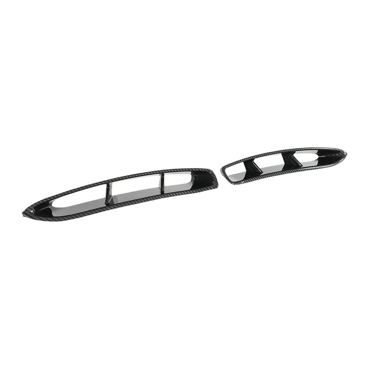 For Chevrolet Corvette C6 Z06/ Grand Sport 2005-2013 Front Side Fender Vent Matte Black Carbon Fiber Painted Car Accessories