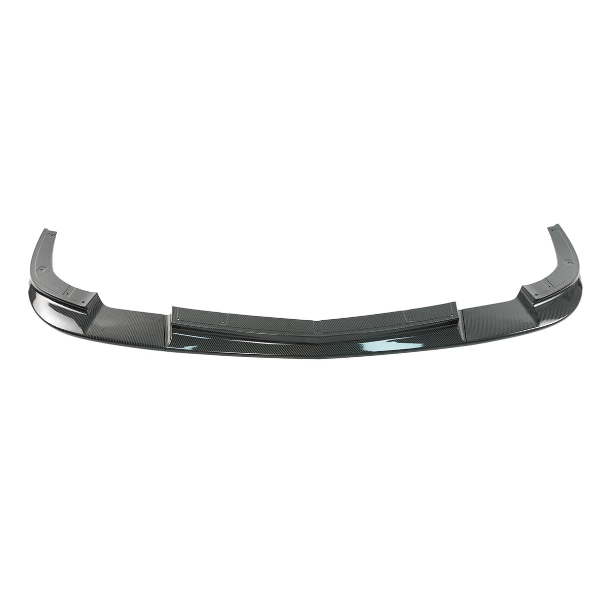 For Chevy C6 Corvette 2005-2013 Z06 ZR1 Style Wide Body Models Car Front Bumper Lip Splitter Lip Carbon Fiber Style Matte Black
