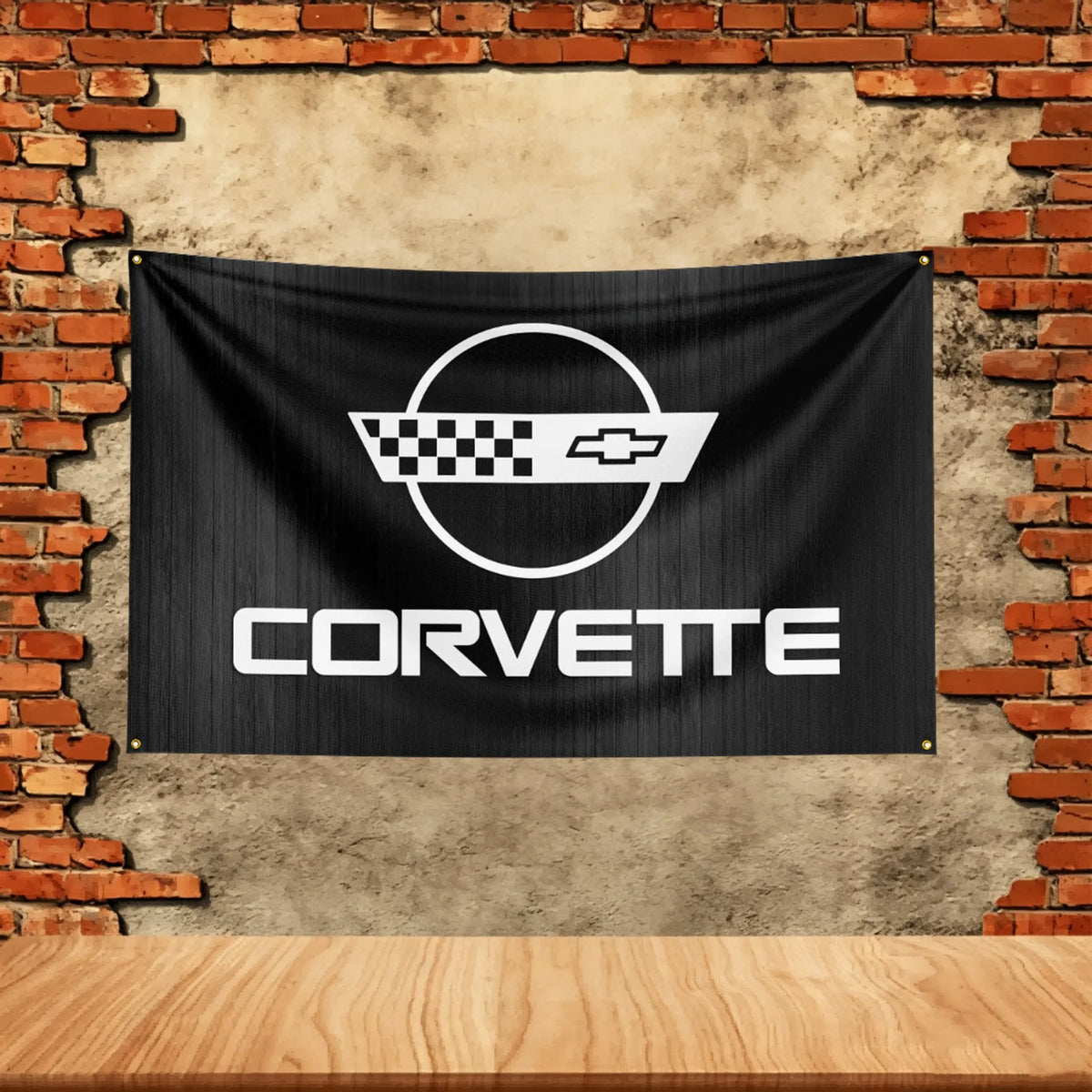 Car Flag 3x5ft for C-Cor-vettes Fans Banner Custom any Image Garage Bedroom Living Room Dorm Wall Hanging Decor Tapestry