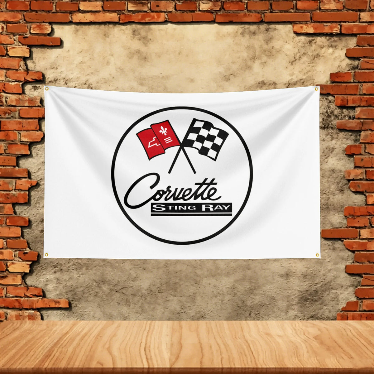 Car Flag 3x5ft for C-Cor-vettes Fans Banner Custom any Image Garage Bedroom Living Room Dorm Wall Hanging Decor Tapestry