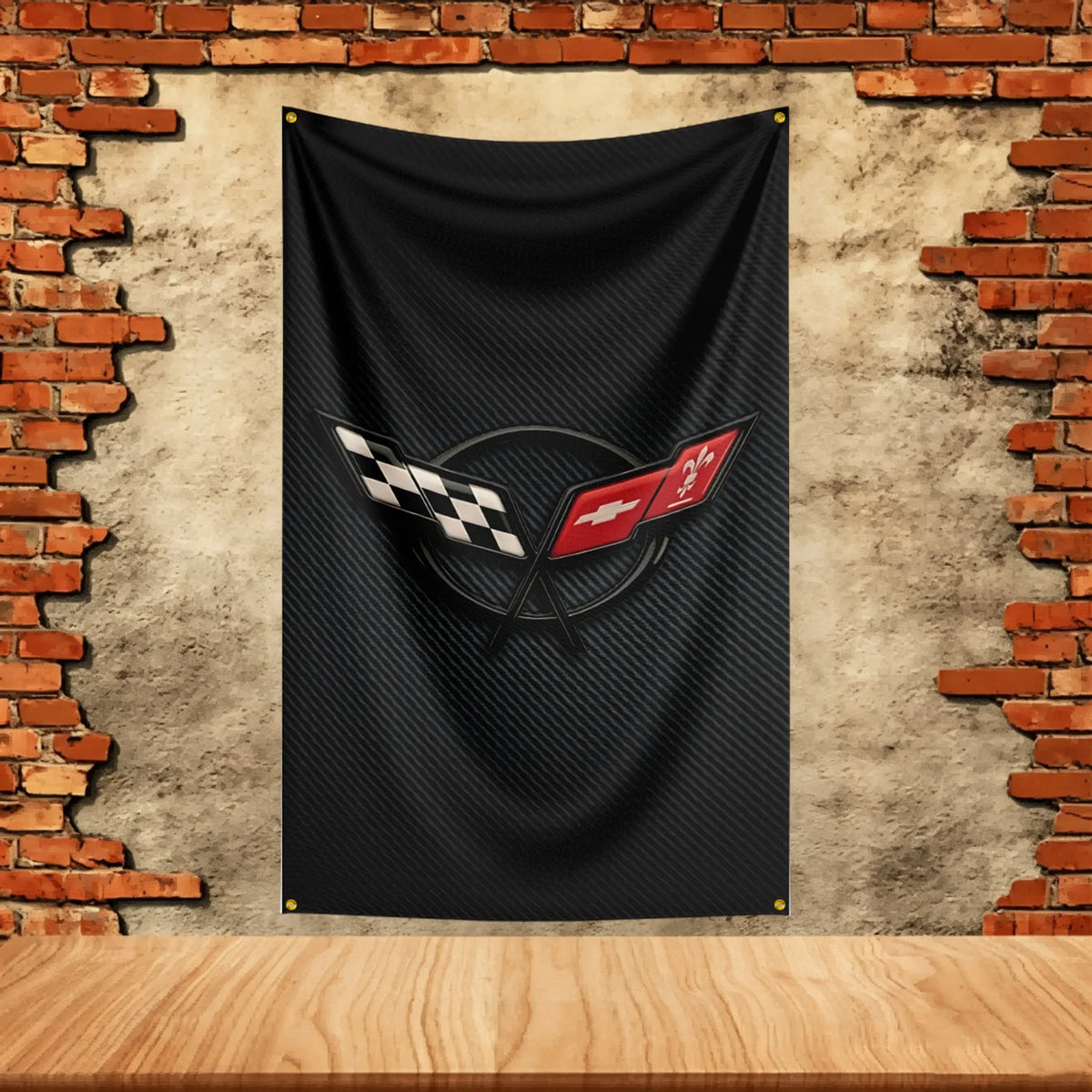 Car Flag 3x5ft for C-Cor-vettes Fans Banner Custom any Image Garage Bedroom Living Room Dorm Wall Hanging Decor Tapestry