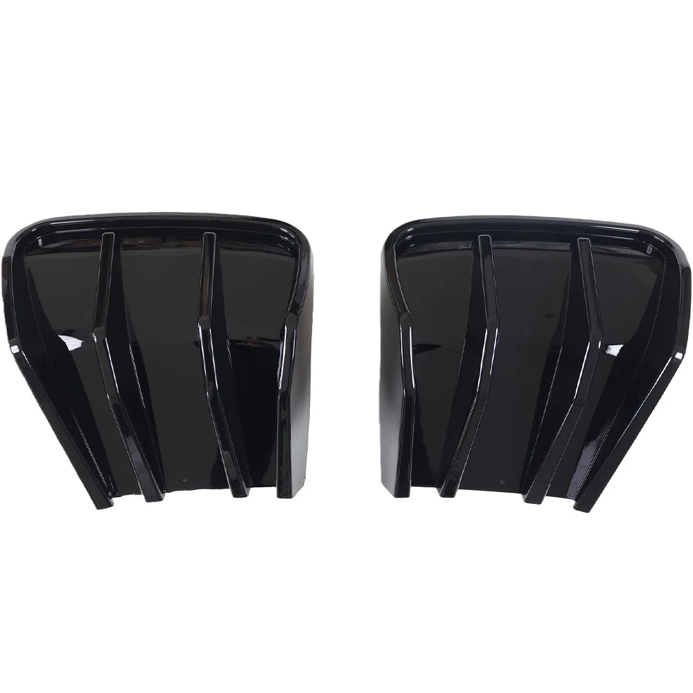 For Chevrolet Corvette C7 2014-2019 Carbon Look Glossy Black Rear Bumper Diffuser Rear Lip Spoiler Body Kits Car Accessories