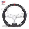 C6 Corvette Carbon Fiber Steering Wheel - Flat Bottom, USA Stock - C5 C6 C7 C8 Camaro
